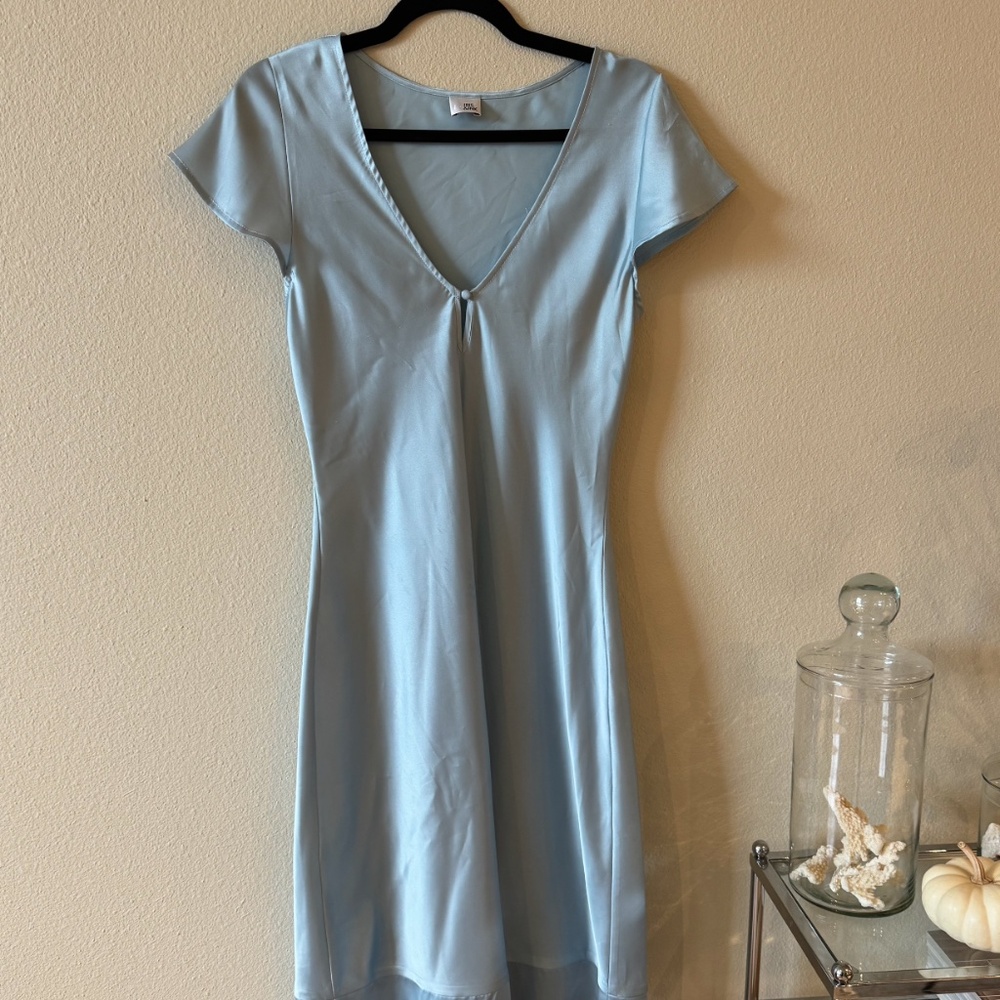 Iris & Ink Satin Midi Dress